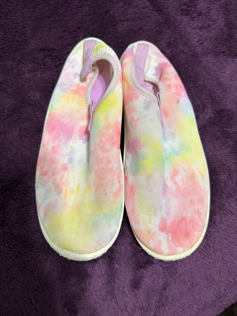 Cat & Jack Kids Tie-Dye Water Shoes - Pastel Pink, Yellow, Green, Blue